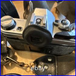 Canon AE-1 35mm SLR Film Camera Silver Black with Lenses and Accessories unteste