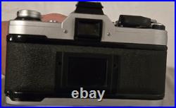 Canon AE-1 35mm SLR Film Camera WithVintage Canon FD Lens 200mm 14 Made In Japan