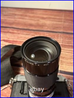 Canon AE-1 35mm SLR Film Camera with 35-135mm f/3.5-4.5 Lens Vintage TESTED WORKS