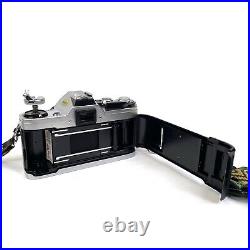 Canon AE-1 35mm SLR Film Vintage Camera with 28mm 12.8 Lens Kit, Tested Working