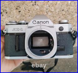 Canon AE-1 AE1 35mm SLR Film Camera with Canon 50mm f/1.4 FD Lens