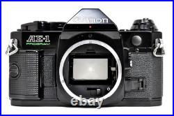 Canon AE-1 AE1 Program Black 35mm Vintage SLR Best Film Camera + 50mm Lens Japan