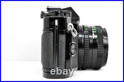 Canon AE-1 AE1 Program Black 35mm Vintage SLR Best Film Camera + 50mm Lens Japan Canon AE-1 AE1 Program Black 35mm Vintage SLR Best Film Camera + 50mm Lens Japan