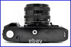 Canon AE-1 AE1 Program Black 35mm Vintage SLR Best Film Camera + 50mm Lens Japan