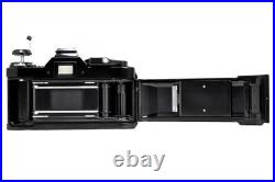 Canon AE-1 AE1 Program Black 35mm Vintage SLR Best Film Camera + 50mm Lens Japan