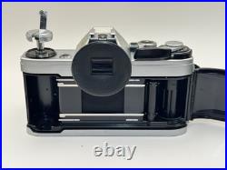 Canon AE-1 Black Silver SLR Camera FD 50mm 11.8 S. C. Lens Vintage Film Tested Canon AE-1 Black Silver SLR Camera FD 50mm 11.8 S. C. Lens Vintage Film Tested