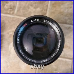 Canon AE-1 Film Camera with 3 Lenses & More Vintage WORKING