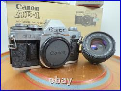 Canon AE-1 Kit Vintage 35mm Camera Original Box with 50mm Lens