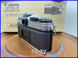 Canon AE-1 Kit Vintage 35mm Camera Original Box with 50mm Lens