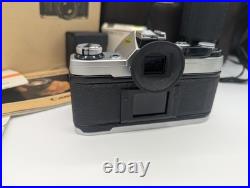 Canon AE-1 Kit Vintage 35mm Camera Original Boxes with 50mm And 75-250 Lens