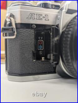 Canon AE-1 Kit Vintage 35mm Camera Original Boxes with 50mm And 75-250 Lens