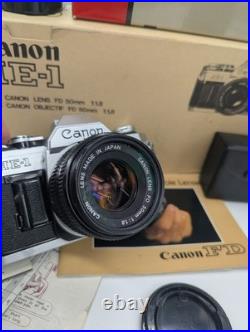 Canon AE-1 Kit Vintage 35mm Camera Original Boxes with 50mm And 75-250 Lens