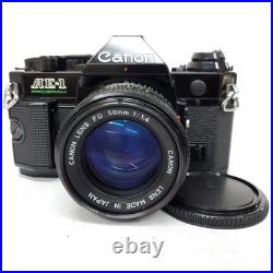 Canon AE-1 PROGRAM Film Camera with Canon FD 50mm 1 4 Lens Vintage Condition