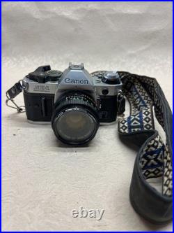 Canon AE-1 Program 35mm SLR Film Camera FD 50mm 11.8 Lens Vintage Japan AE1