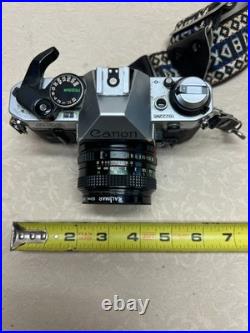 Canon AE-1 Program 35mm SLR Film Camera FD 50mm 11.8 Lens Vintage Japan AE1