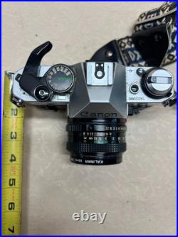 Canon AE-1 Program 35mm SLR Film Camera FD 50mm 11.8 Lens Vintage Japan AE1