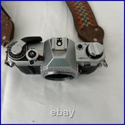 Canon AE-1 Program 35mm SLR Film Camera with 50mm f/1.8 Lens Vintage