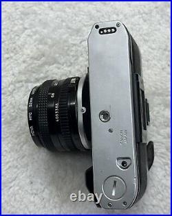 Canon AE-1 Program Film Camera & 50mm f/1.8 Lens VTG Retro Photography WORKS