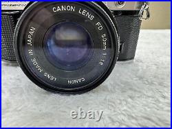 Canon AE-1 Program Film Camera & 50mm f/1.8 Lens VTG Retro Photography WORKS