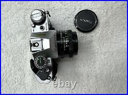 Canon AE-1 Program Film Camera & 50mm f/1.8 Lens VTG Retro Photography WORKS