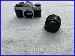 Canon AE-1 Program Film Camera & 50mm f/1.8 Lens VTG Retro Photography WORKS