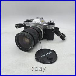 Canon AE-1 Program Hanimex 28-70mm Vintage Camera 14 Macro Lens With Sunpak Flash Canon AE-1 Program Hanimex 28-70mm Vintage Camera 14 Macro Lens With Sunpak Flash