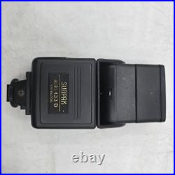 Canon AE-1 Program Hanimex 28-70mm Vintage Camera 14 Macro Lens With Sunpak Flash