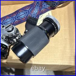 Canon AE-1 Silver Vintage 35mm SLR Film Camera with Flash & Lenses Canon AE-1 Silver Vintage 35mm SLR Film Camera with Flash & Lenses