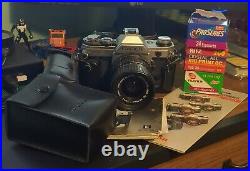 Canon AE-1 Vintage Camera Bundle Zoom Lens, Film & Accessories