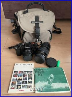 Canon AL-1 SLR Camera with Standard Zoom Lens and Bag Vintage Photography Canon AL-1 SLR Camera with Standard Zoom Lens and Bag Vintage Photography