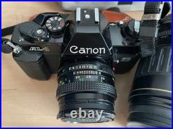 Canon AL-1 SLR Camera with Standard Zoom Lens and Bag Vintage Photography Canon AL-1 SLR Camera with Standard Zoom Lens and Bag Vintage Photography
