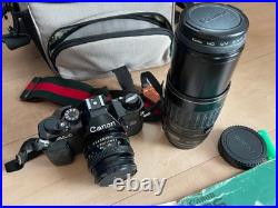 Canon AL-1 SLR Camera with Standard Zoom Lens and Bag Vintage Photography Canon AL-1 SLR Camera with Standard Zoom Lens and Bag Vintage Photography