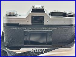 Canon AT-1 35 mm Camera 50mm f1.8 FD Lens & vintage strap FILM Tested