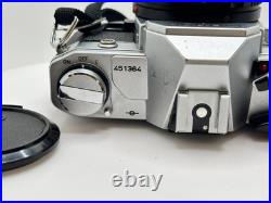 Canon AT-1 35 mm Camera 50mm f1.8 FD Lens & vintage strap FILM Tested