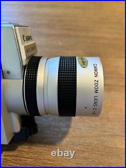 Canon Auto Zoom 814 Movie Camera Lens C-8 7.5 -60mm 1 1.4 Macro(tested & works)