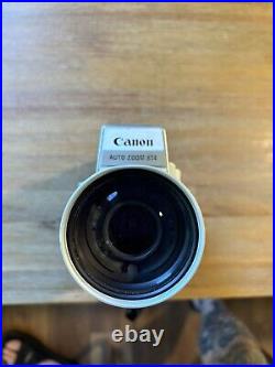 Canon Auto Zoom 814 Movie Camera Lens C-8 7.5 -60mm 1 1.4 Macro(tested & works)