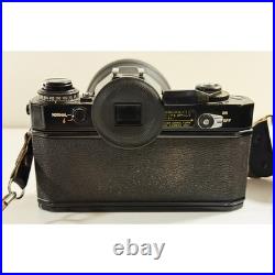 Canon EF 35mm Film SLR Camera Black Vintage Macro 35-105mm Zoom Lens Strap