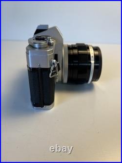 Canon FT QL 35mm Film Camera with Canon FL 55mm f/1.2 Lens Japan Vintage