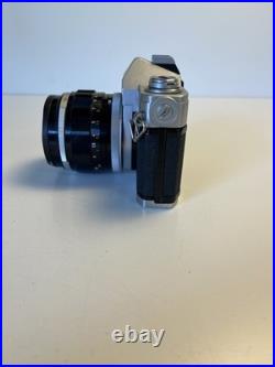 Canon FT QL 35mm Film Camera with Canon FL 55mm f/1.2 Lens Japan Vintage