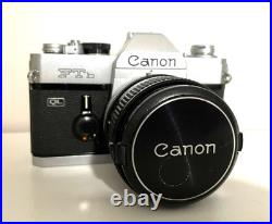 Canon FTb Camera with 50mm f 1.4 Lens Vintage Pre-Owned