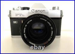 Canon FTb Camera with 50mm f 1.4 Lens Vintage Pre-Owned
