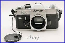 Canon FTb QL 35mm SLR Film Camera with 50mm f/1.8 Lens & Case Vintage Classic