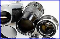 Canon FTb QL Camera, Canon FL 50mm f1.8 II Lens, Canon FD n 200mm f4 Lens + MORE