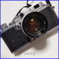 Canon IV Sb Rangefinder Camera with 50mm F1.8 Lens Vintage Collectible