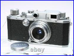 Canon Iib 35mm Film Rangefinder Camera Ltm #34636 + Serenar 28mm F/3.5 Lens Mioj