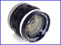 Canon Lens FL 58mm f1.2 MF Prime Standard FD Mount Camera SLR Vintage Used Japan