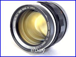 Canon Lens FL 58mm f1.2 MF Prime Standard FD Mount Camera SLR Vintage Used Japan
