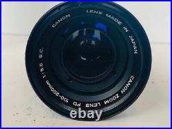 Canon Lens Vintage Japan FD Camera 100mm 200mm 100-200 mm Japan Long 15.6 SC