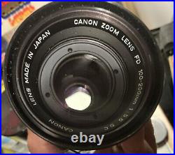 Canon Lens Vintage Japan FD Camera 100mm 200mm 100-200 mm Japan Long 15.6 SC