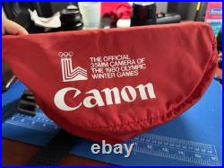 Canon T70 Film Camera And Lenses Combo! With Rare Vintage Canon Fanny Pack Canon T70 Film Camera And Lenses Combo! With Rare Vintage Canon Fanny Pack